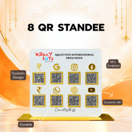 8 QR Standee