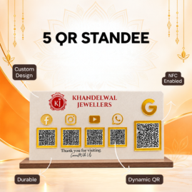 5 QR Standee