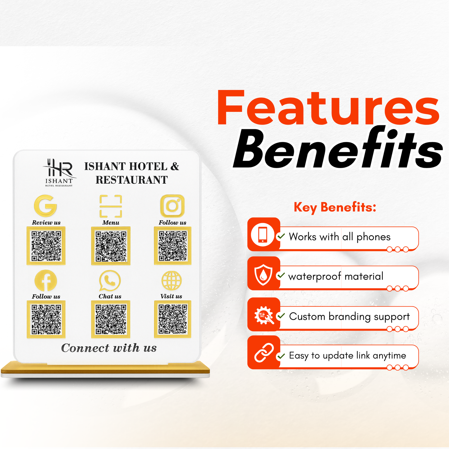 6QR Premium Standee