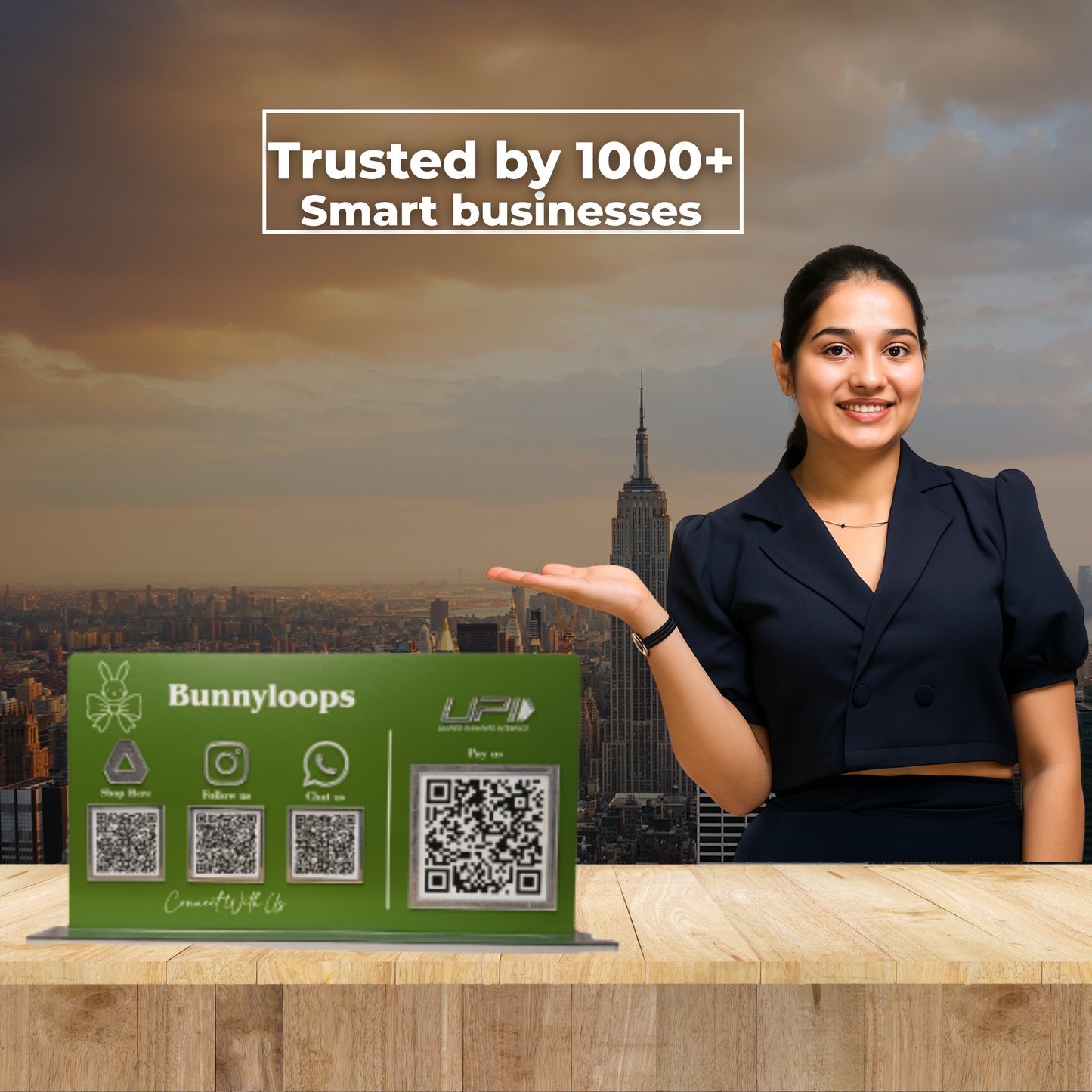 4 QR Payment Standee