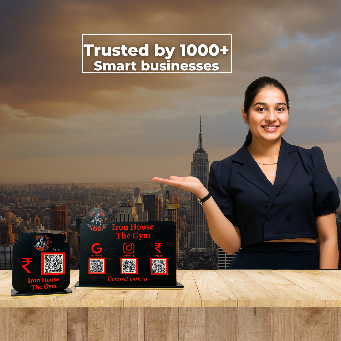 Black Premium Bundle Standee 1 set of 2 standee