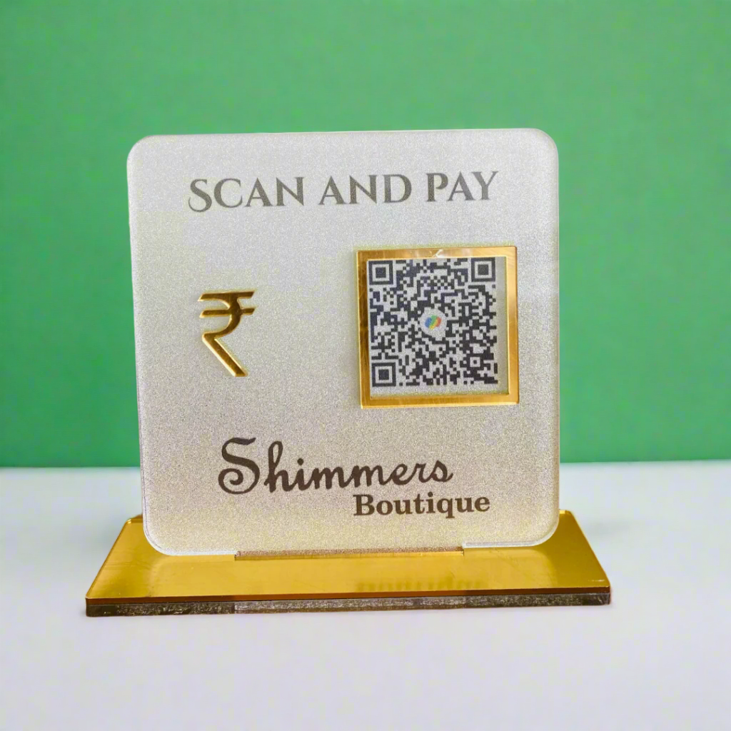 1 QR Smart Payment Standee