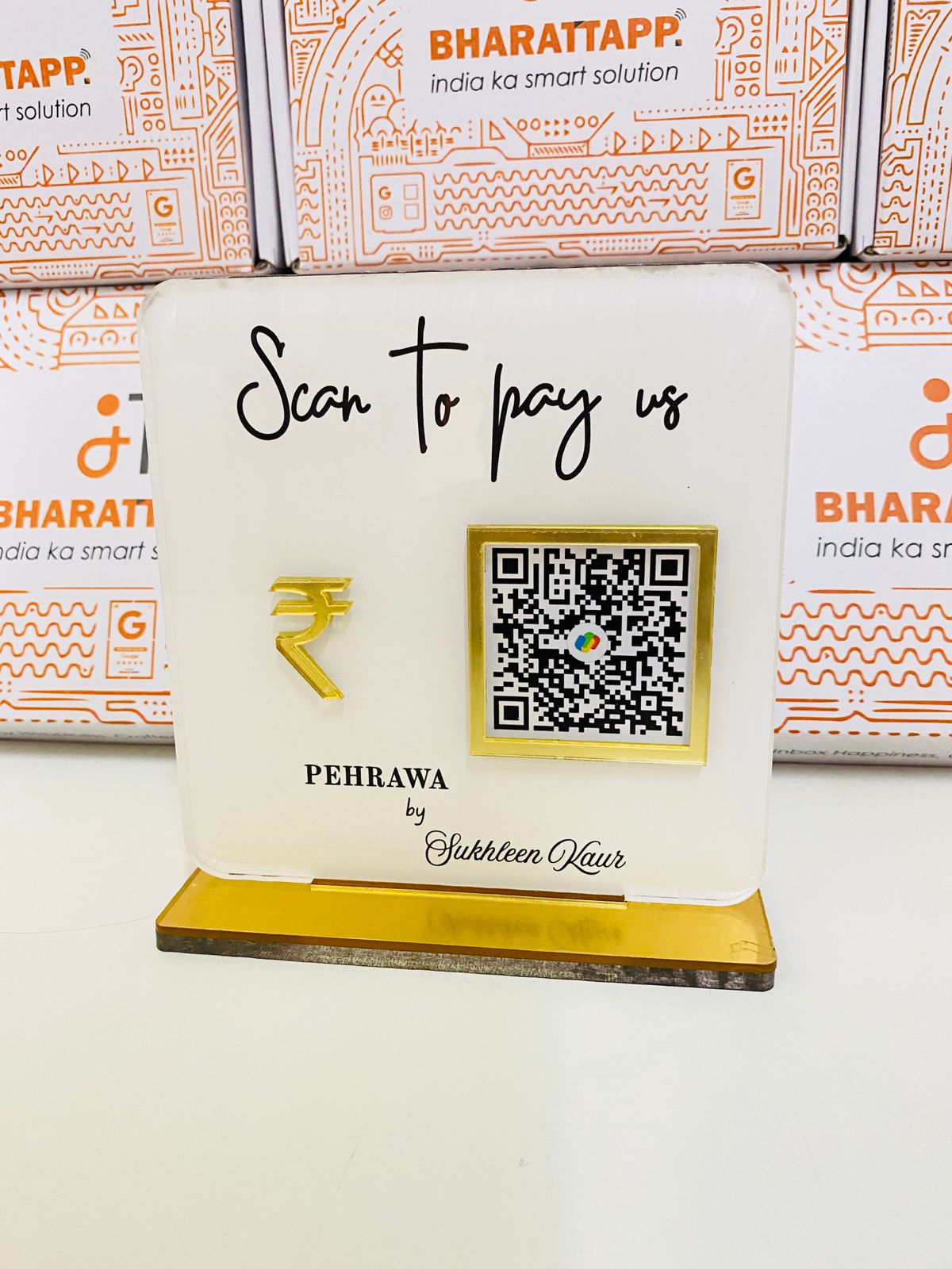 1 QR Smart Payment Standee