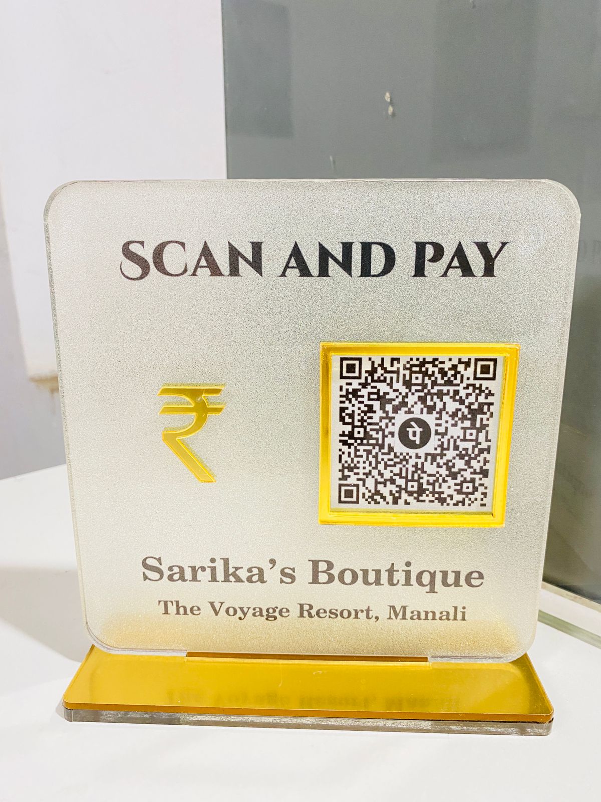 1 QR Smart Payment Standee