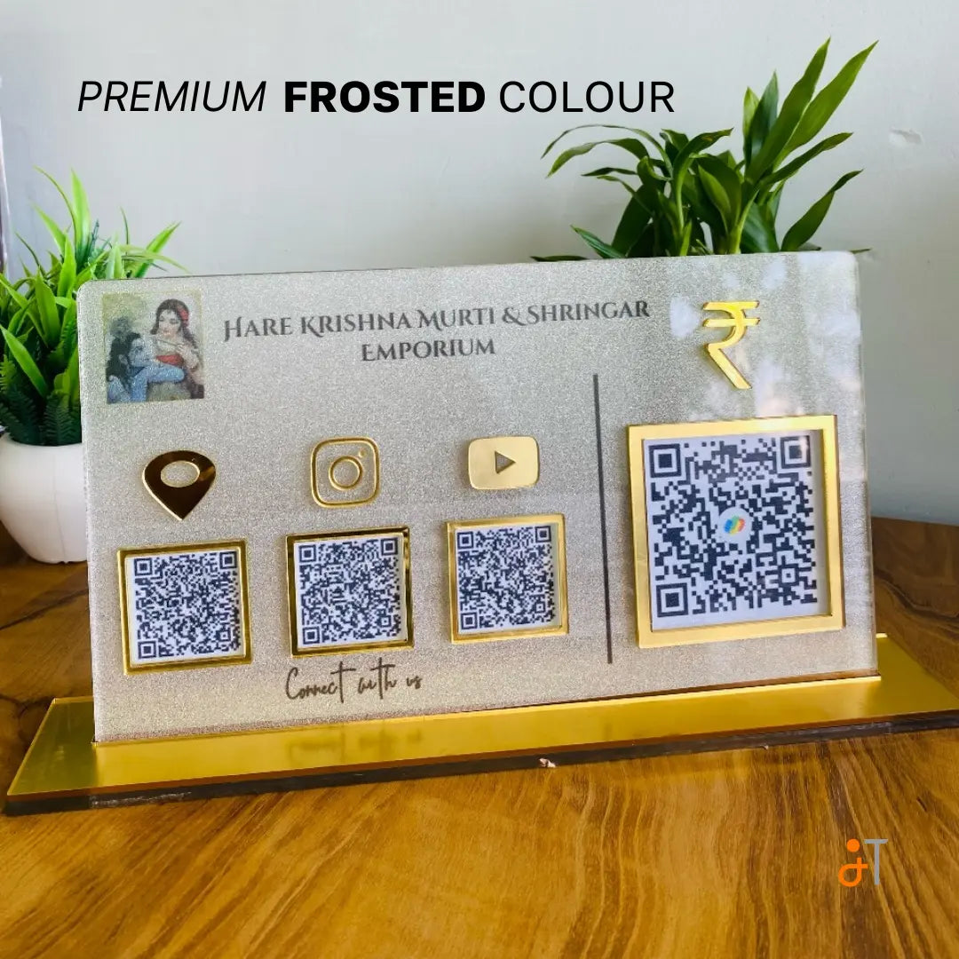 4 QR Stands