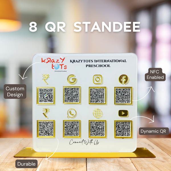 8 QR Standee