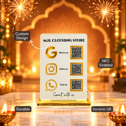 BharatTapp - NFC & QR Review Standees for Businesses – Bharattapp