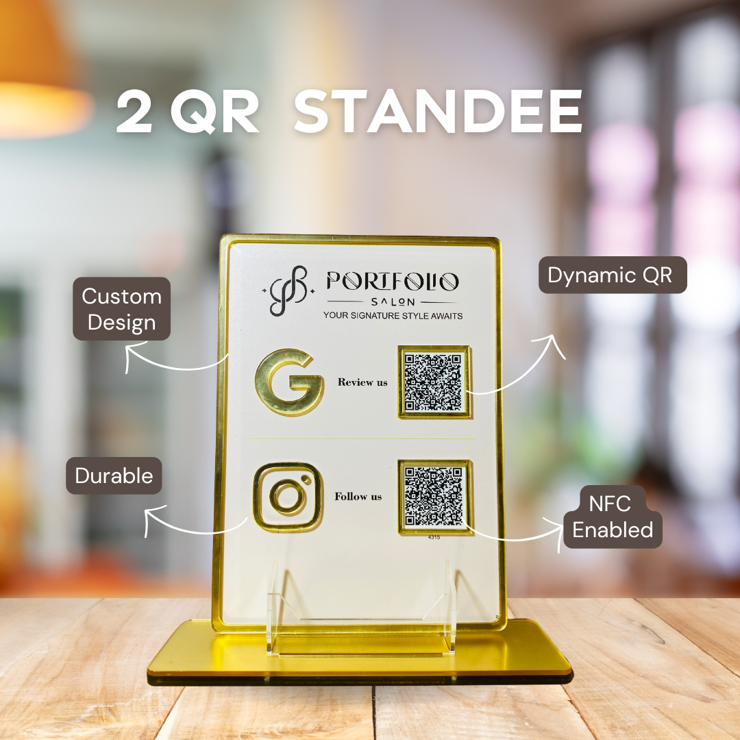 2 QR Stands