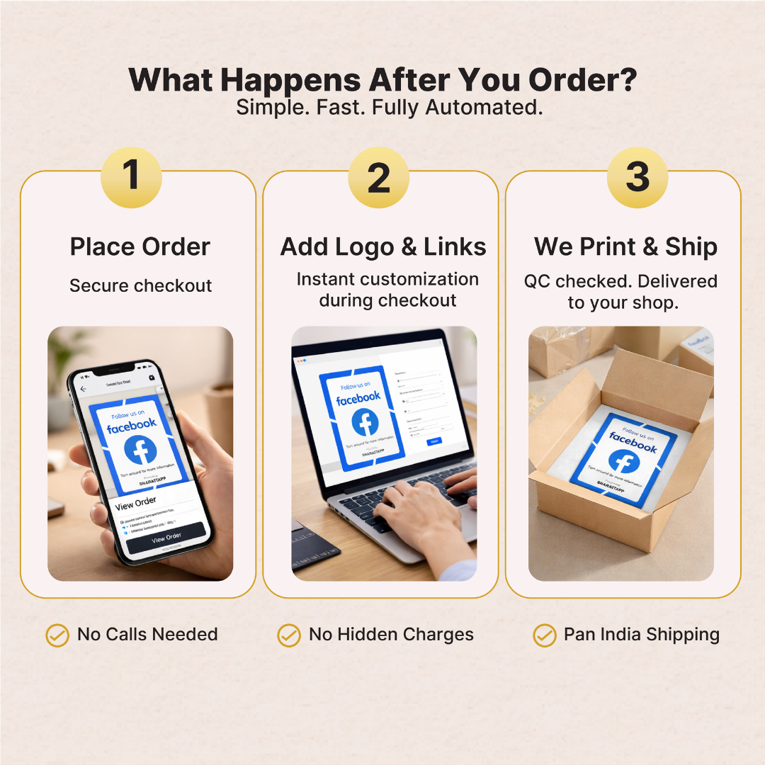 Facebook Social Media NFC QR Card