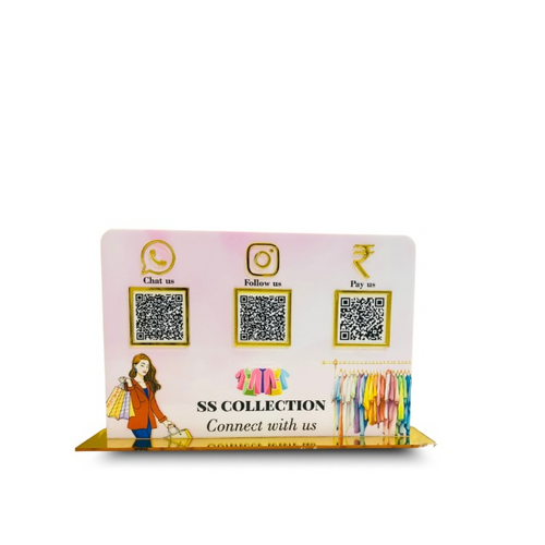 3 QR Smart Standee
