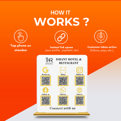 6QR Premium Standee