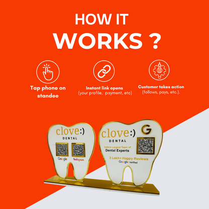 3 QR Dental Duo QR Standee Bundle