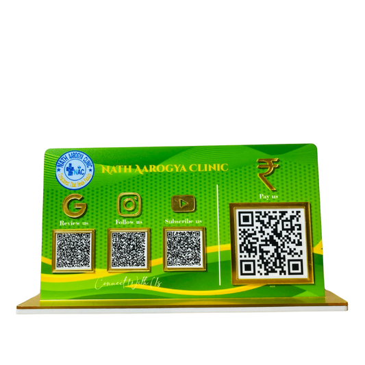 3-in-1 Payment QR Standee