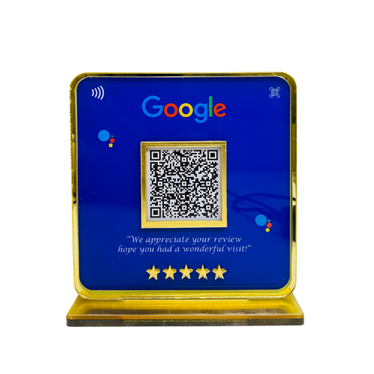 1 QR Google Review Standee