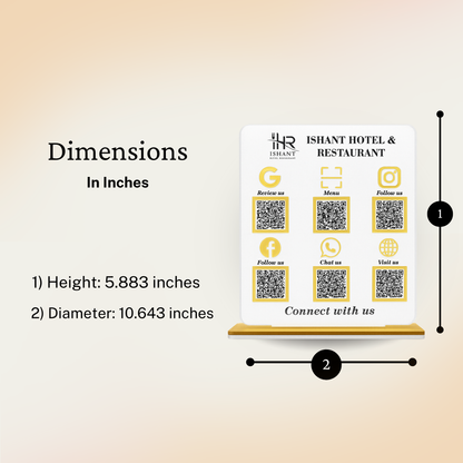 6QR Premium Standee