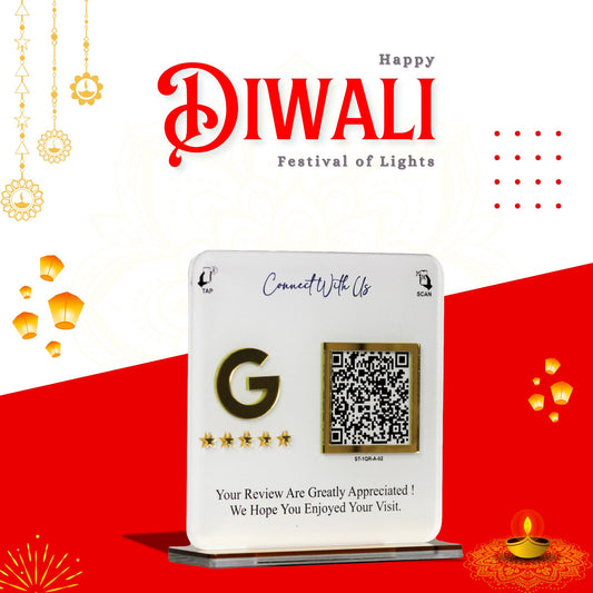1 QR Smart Google Review Standee