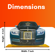 1 QR NFC Enabled Car Shape Standee for Automotive, Garage, Car Showroom