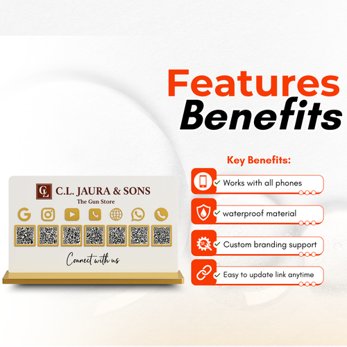 7 QR Smart Premium Standee