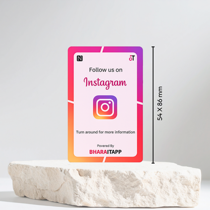 Instagram Social Media NFC Card