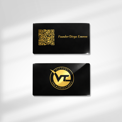 Black Metal NFC Enabled Card