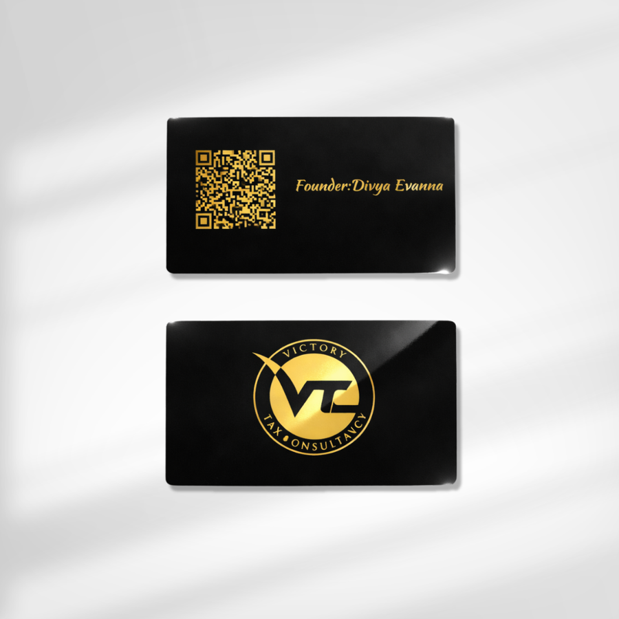 Black Metal NFC Enabled Card