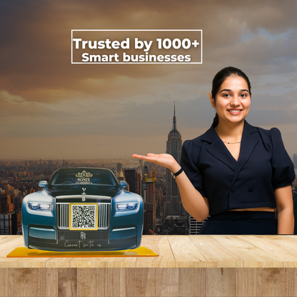 1 QR Car Shape Standee