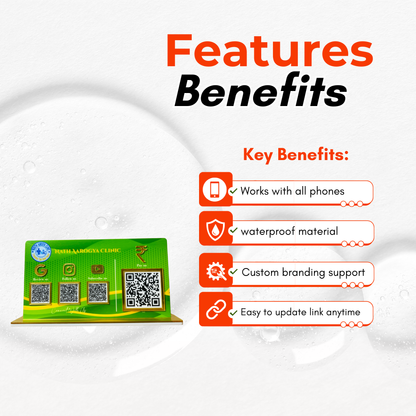 3-in-1 Payment QR Standee