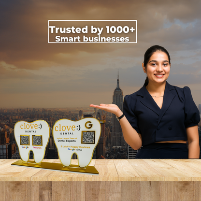 3 QR Dental Duo QR Standee Bundle