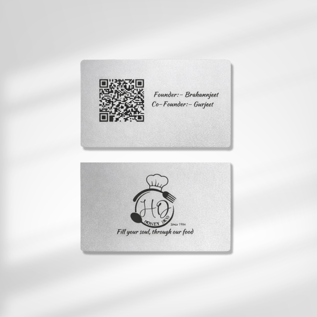 Silver Metal NFC Card