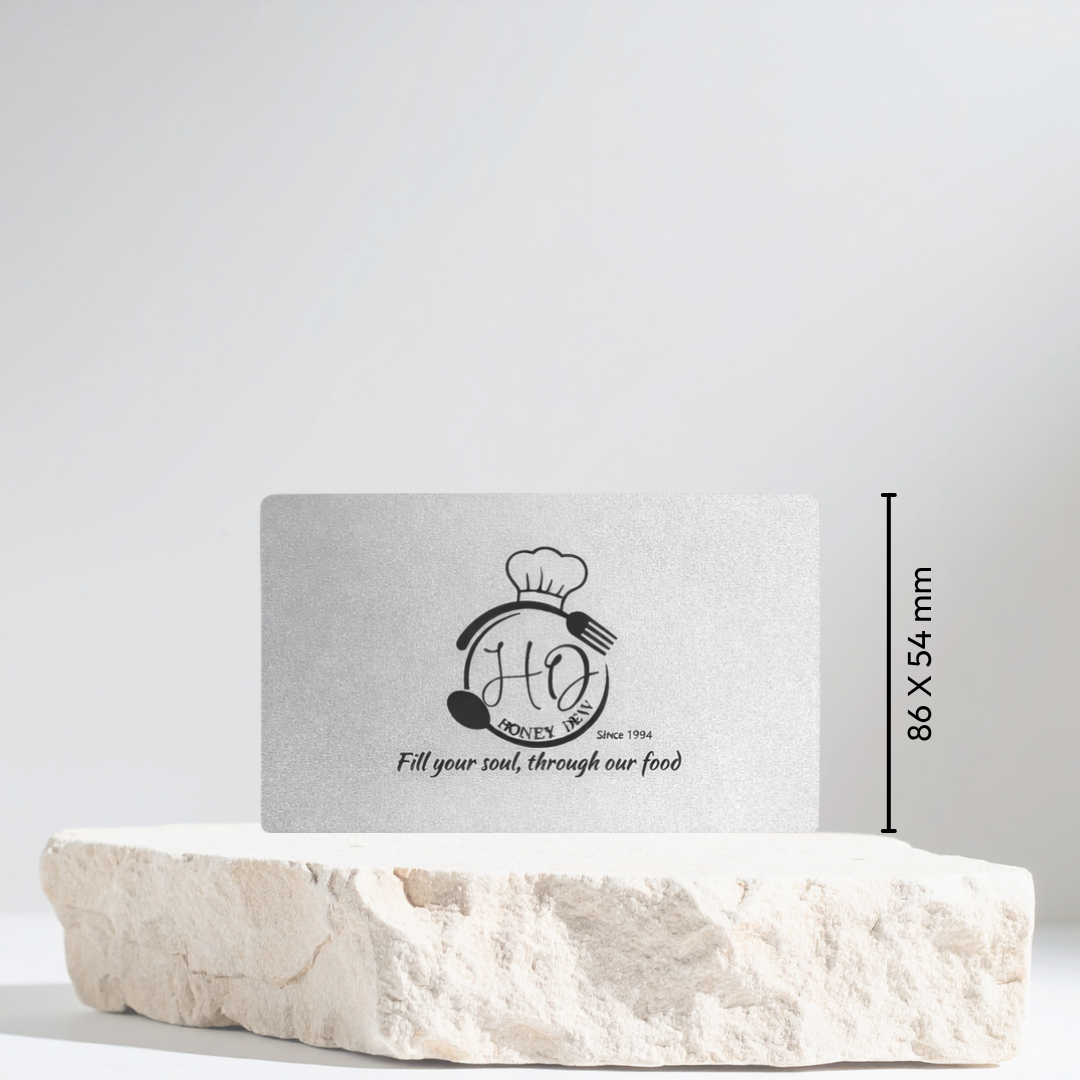 Silver Metal NFC Card