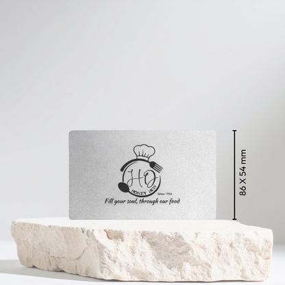 Silver Metal NFC Card