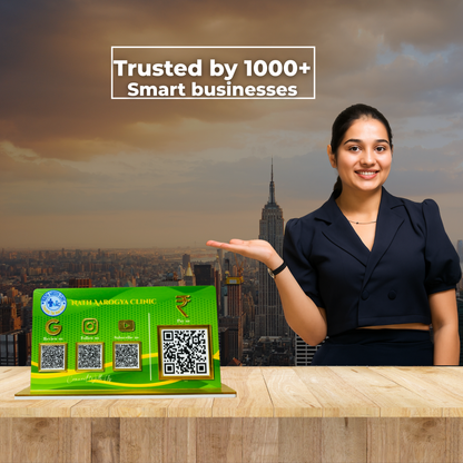 3-in-1 Payment QR Standee