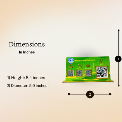 3-in-1 Payment QR Standee