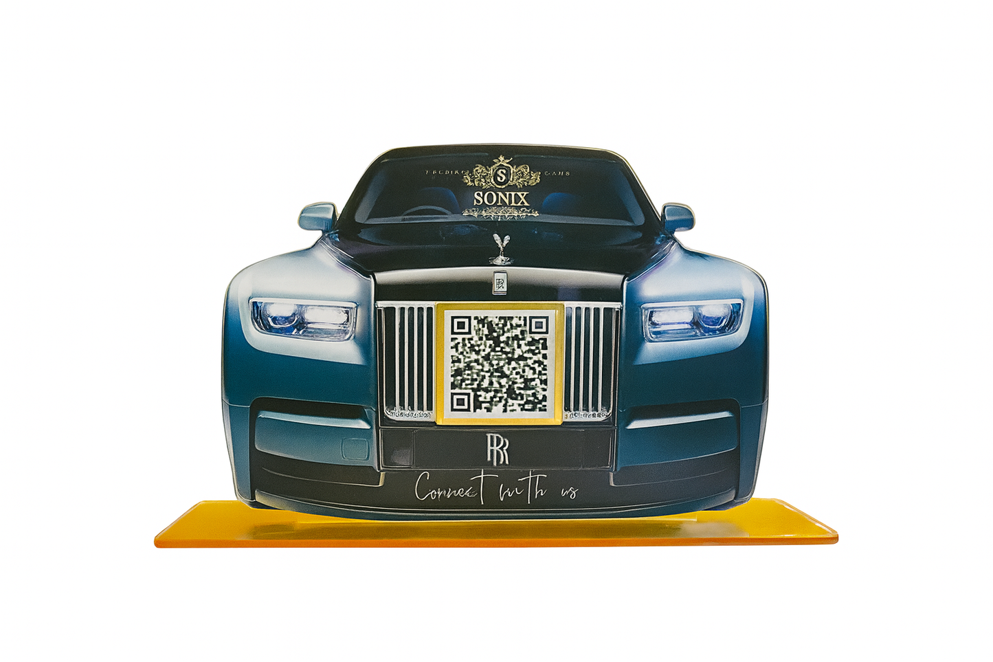 1 QR Car Shape Standee