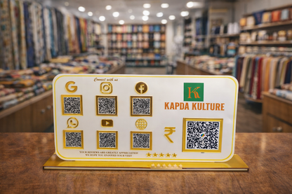 7 Qr Horizontal Standee