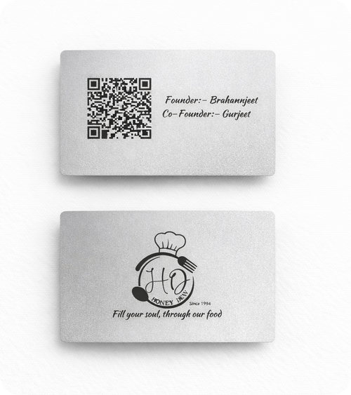 Silver Metal NFC Card