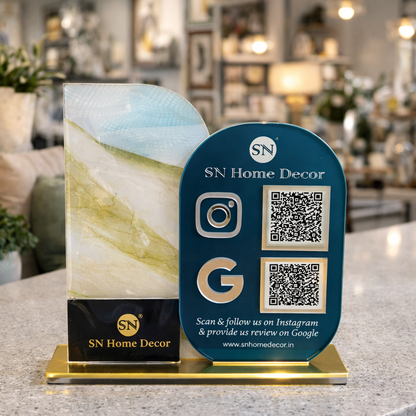 2 Qr  Home Decor Standee
