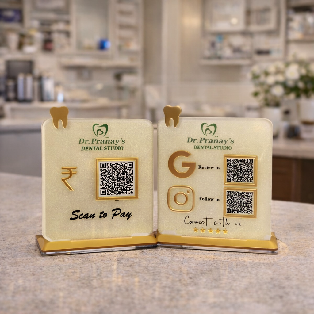 2 QR  Frosted Stande Bundle