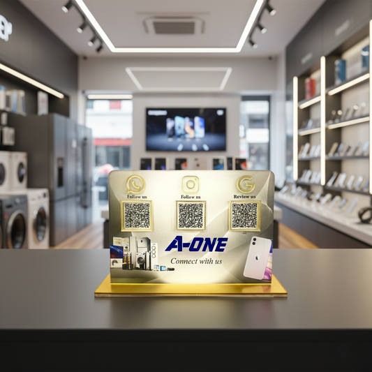 3 QR Smart NFC Standee