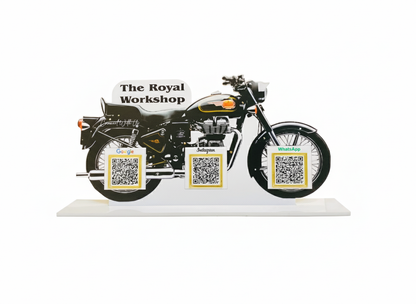 3 QR Bullet Shape Standee