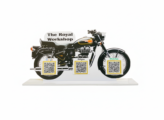 3 QR Bullet Shape Standee