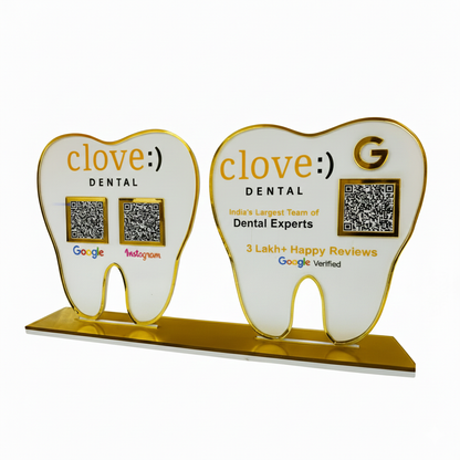 3 QR Dental Duo QR Standee Bundle