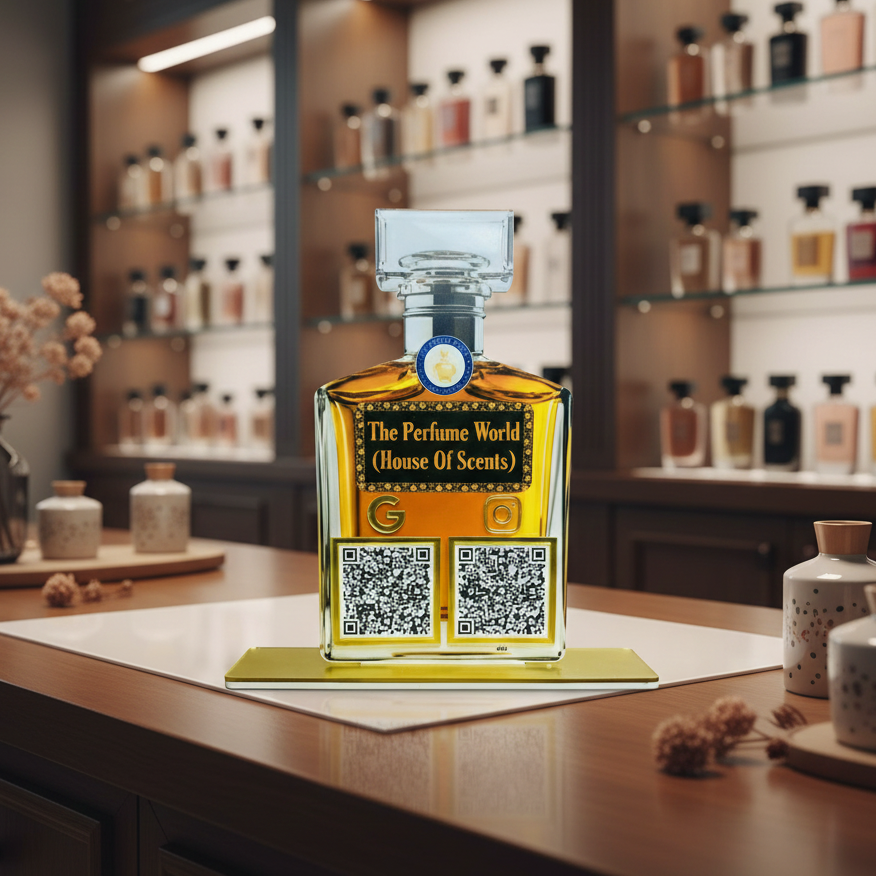 2 QR Perfume Bottle Shape Standee