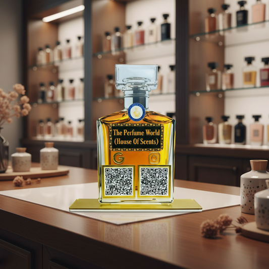 2 QR Perfume Bottle Shape Standee