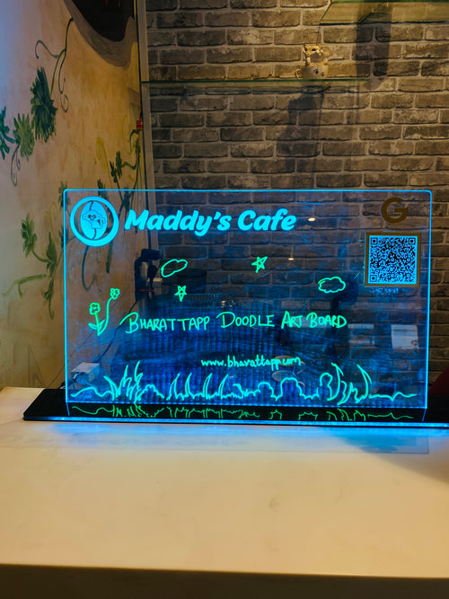 Bharattapp Premium Doodle Art Board with Multi Colour Light & NFC Dynamic QR