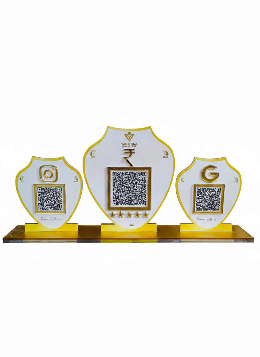 Necklace Shaped Standee