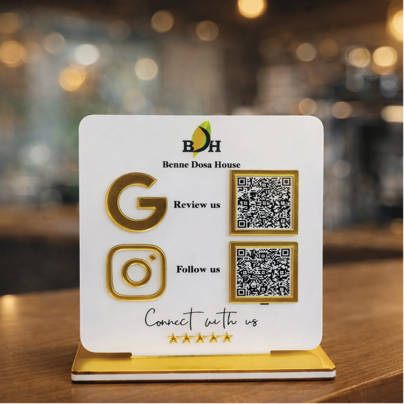 Place Your QR at Counter