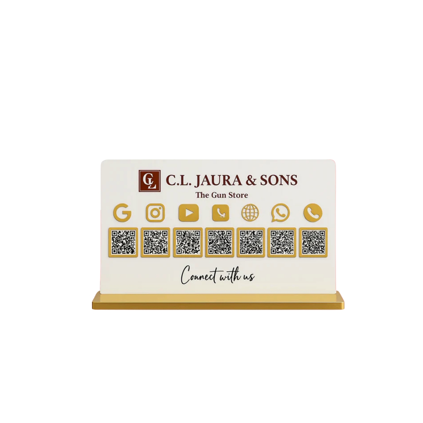 7 QR Smart Premium Standee