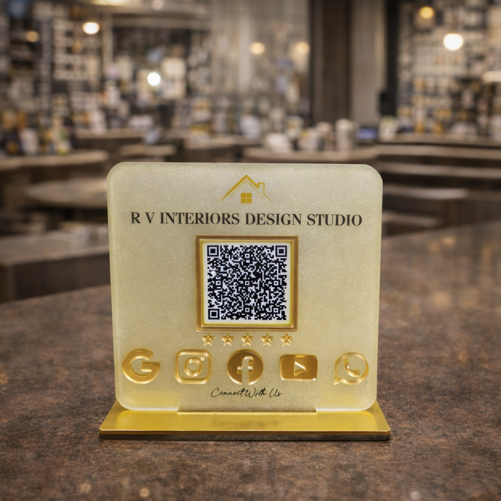 1 Qr business Standee