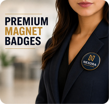 Customized Magnetic Logo Badge for Staff & Businesses